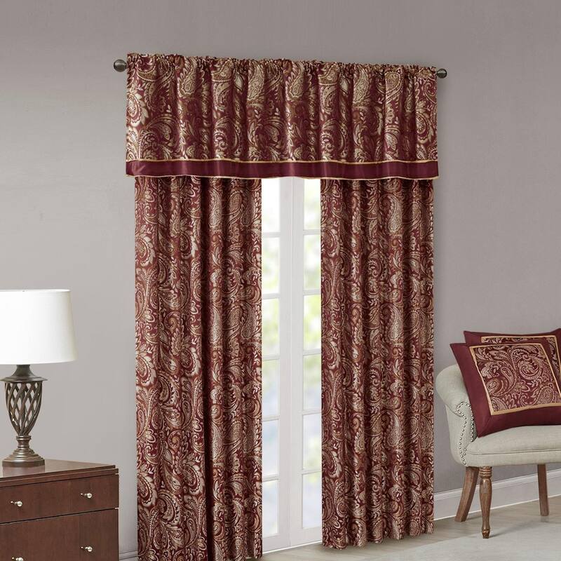 Jacquard Curtain Panel Pair(2 Pcs Window Panels)
