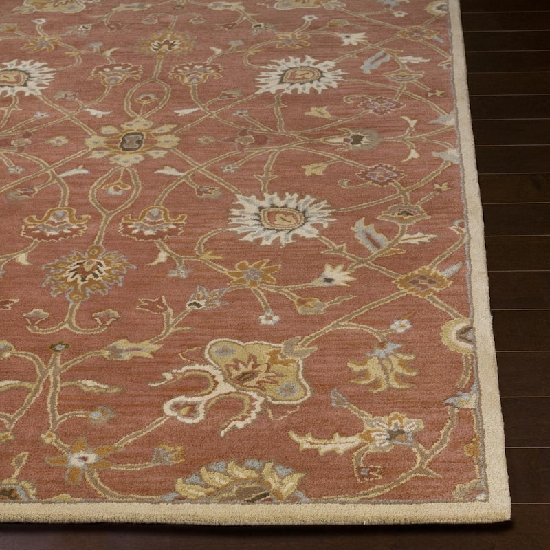 Livabliss Traditional Caesar Floral & Botanical Area Rug