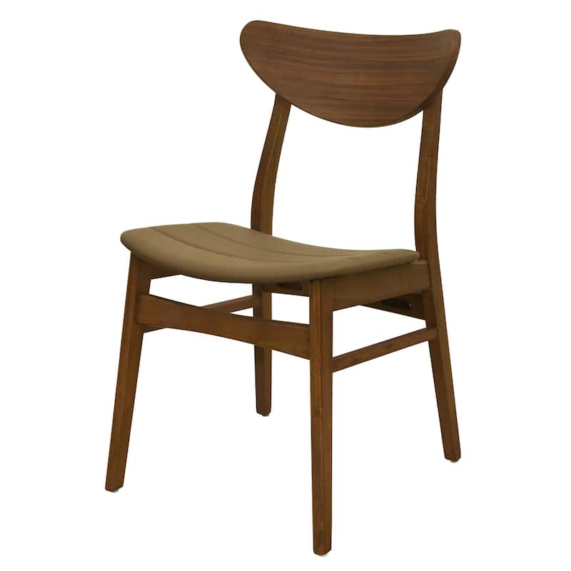 Anise Faux Leather and Rubberwood Dining Chair (Set of 2) by Christopher Knight Home