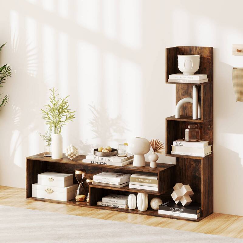 Costway Cube TV Stand for TVs up to 50" Media Console Table with - See Details