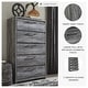 preview thumbnail 3 of 18, Signature Design by Ashley Baystorm Gray Dresser