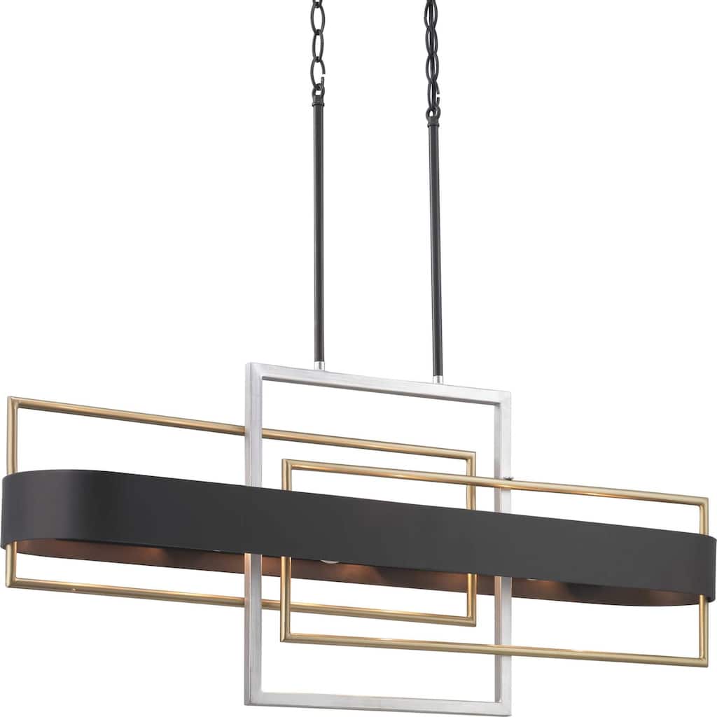 Progress Lighting Adagio 6 Light 38" Wide Linear Chandelier