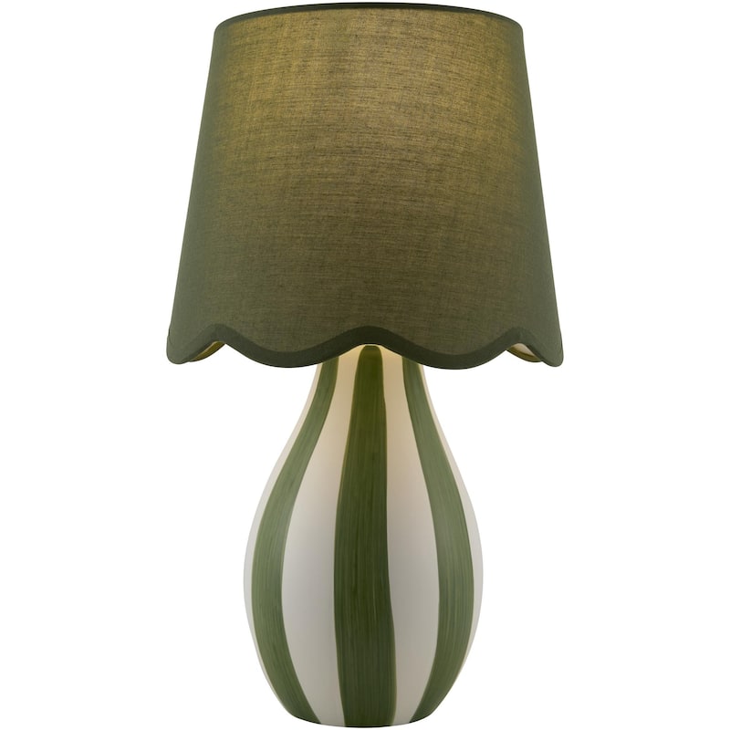 Livabliss Melbu Traditional Accent Table Lamp - 14"H x 8"W x 8"D