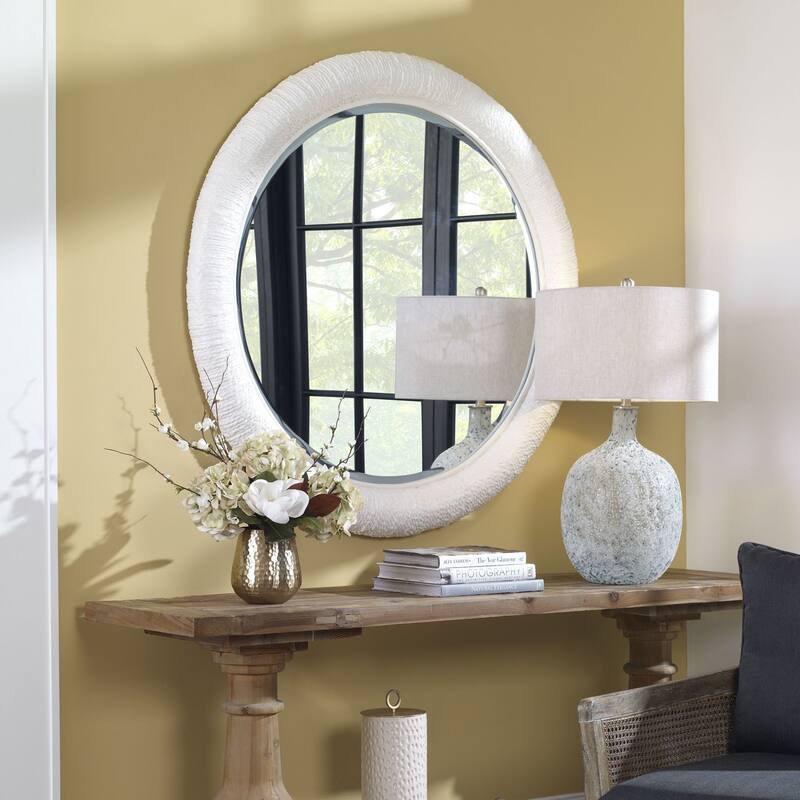 Uttermost 08168 Mariner 38-1/2" W x 5" H Circular Framed Bathroom