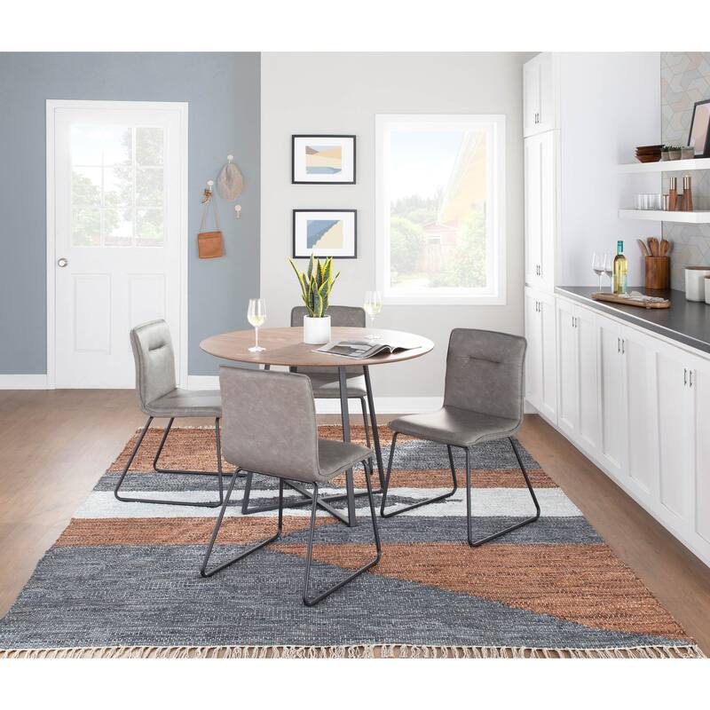 Carbon Loft Lyonne Industrial Dining Chair (Set of 2) - N/A