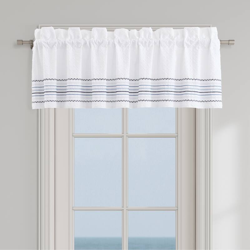 J. Queen New York Bayside Window Straight Valance