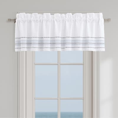 J. Queen New York Bayside Window Straight Valance