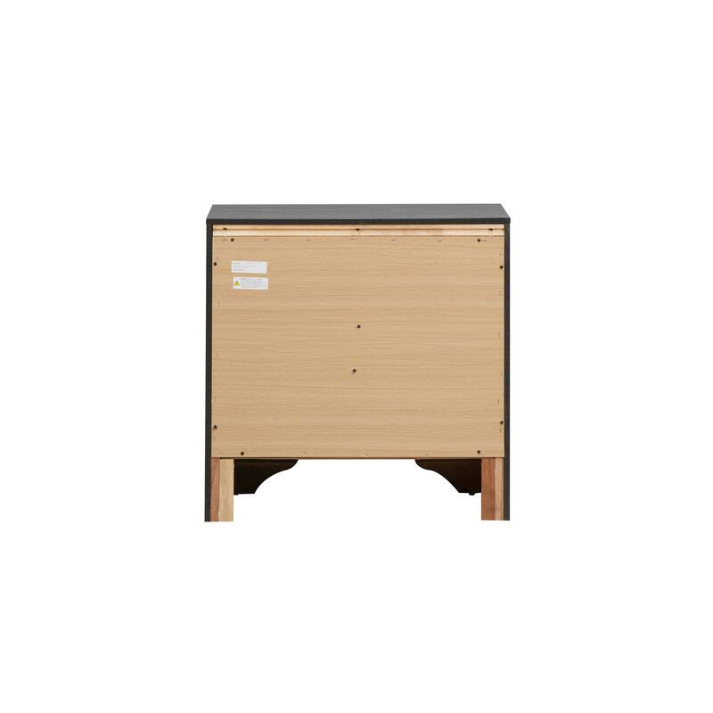 Modern Bedroom Cabinet with Three Spacious Drawers Storage Nightstand Bedside Table for Bedroom