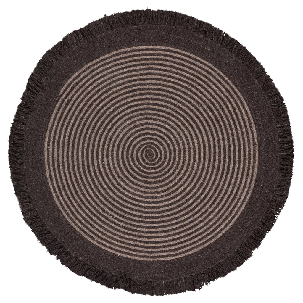 SAFAVIEH Handmade Braided Shehide Wool Rug