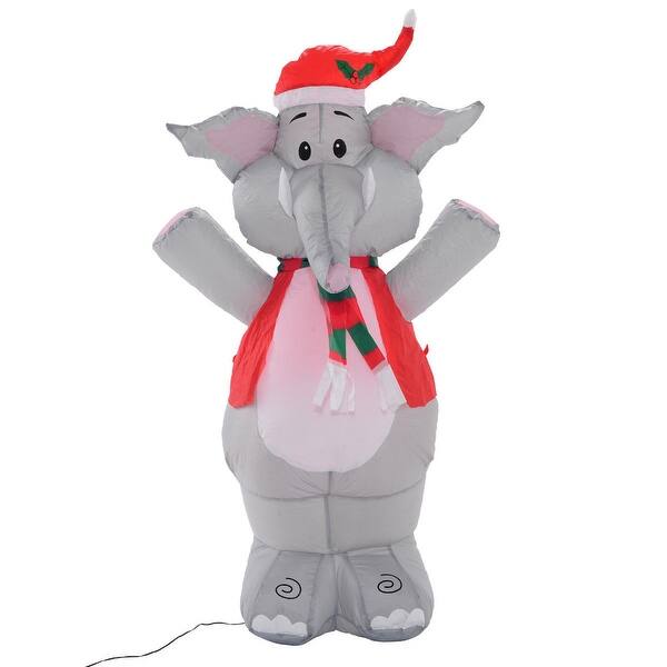 Shop Costway 4 Ft Airblown Inflatable Christmas Xmas Elephant