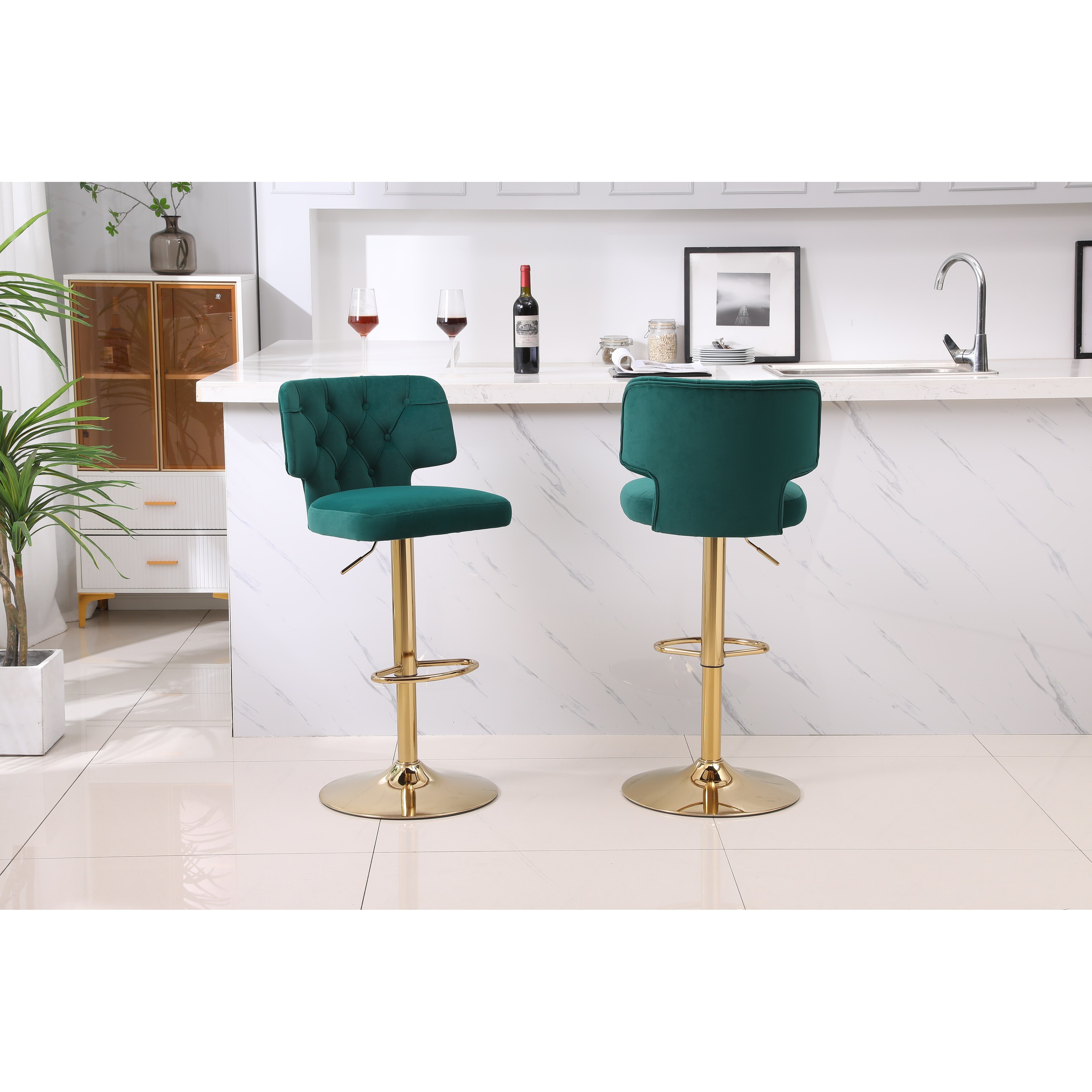 Breakfast bar swivel best sale stools