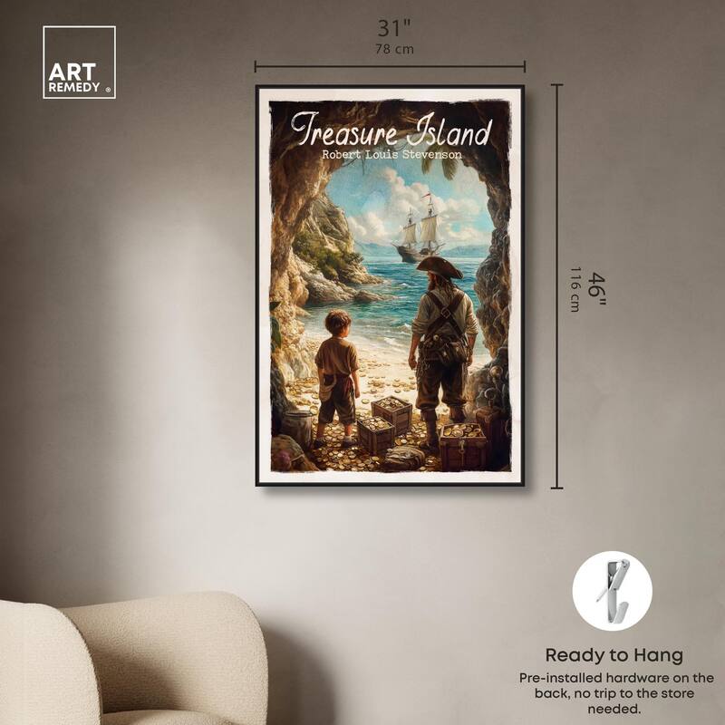 Treasure Island Classic Canvas by Art Remedy