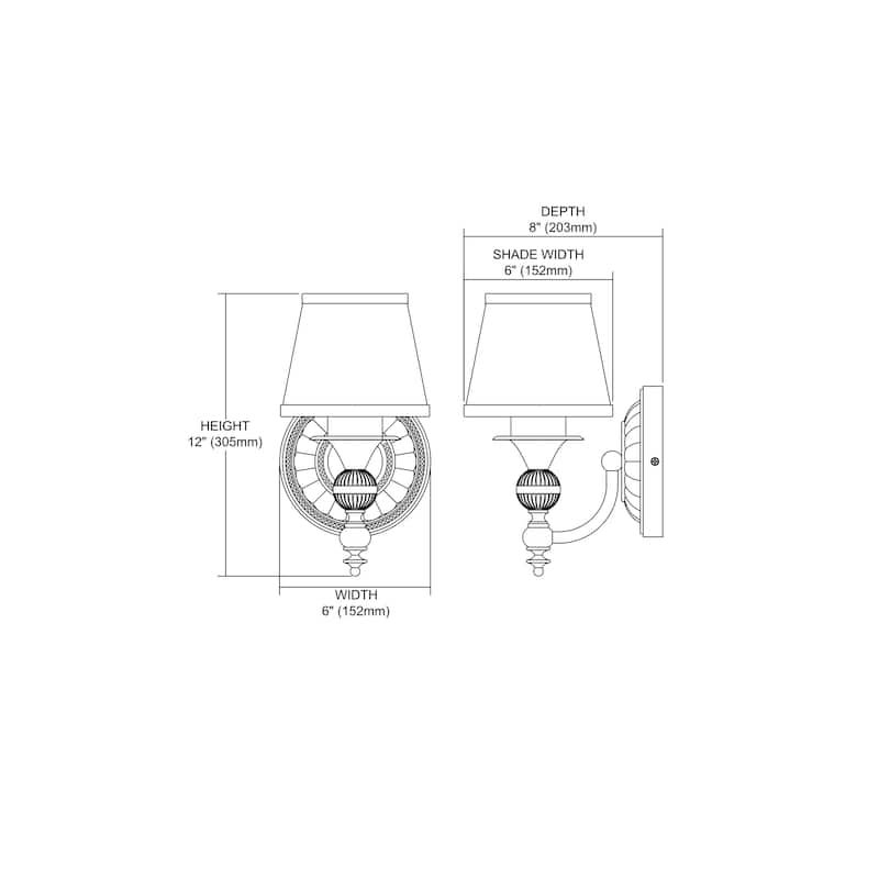 Smithfield 1-Light Vanity Lamp