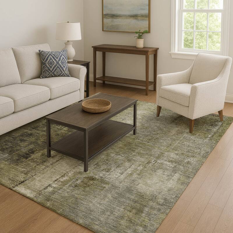 Premium Washable Super Soft Ombre Solid Mayfield Rug