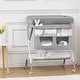 preview thumbnail 5 of 3, Foldable Baby Diaper Changing Table with Wheels - N/A