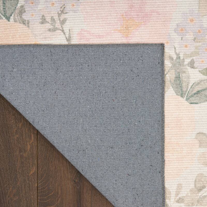 Nourison Botanical Washables Indoor only Floral Area Rug