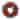 30 in. Lighted Christmas Wreath - Christmas Poinsettia - 30 Inch
