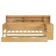 preview thumbnail 14 of 16, Wooden Twin Size Daybed with Storage Shelves, Multi-functional Bed with Twin Size Trundle Bed and Study Desk, Antique White
