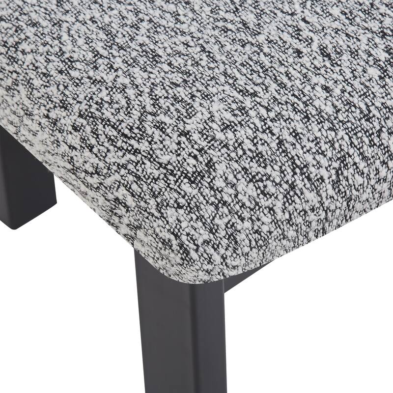 Christopher Knight Home Astura Upholstered Iron Frame Dining Chairs Set of 4