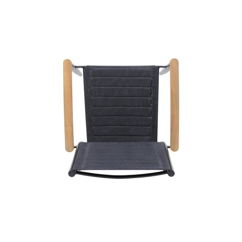 Amazonia Panhue FSC Teak Wood and Aluminum Outdoor Patio DIning Set