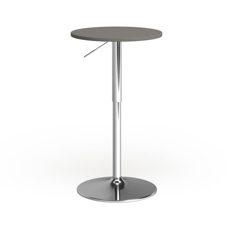 Porch & Den Oakberry 23-inch Wood Top Adjustable Bar Table
