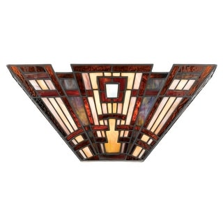 Classic Craftsman 2-Light Wall Sconce in Valiant Bronze