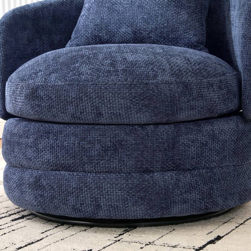 30"W Modern Upholstered Armchair,Accent Chair with a Pillow