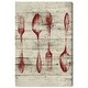 preview thumbnail 2 of 5, Wynwood Studio 'Silverware' Food and Cuisine Wall Art Canvas Print Cooking and Chef - Red, Brown