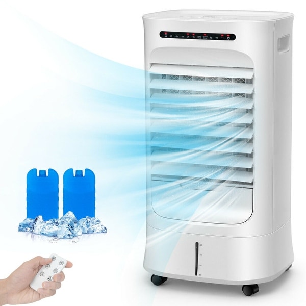 4 in 1 Portable Evaporative Air Cooler with Timer and 3 Modes