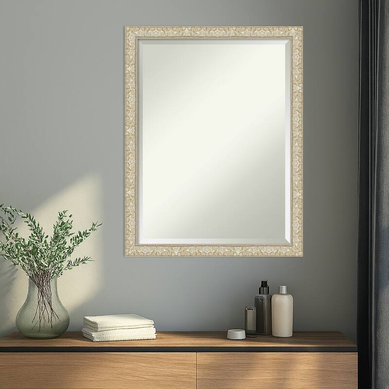 Lila Beveled Wood Framed Wall Mirror