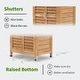preview thumbnail 45 of 43, MCombo Small Outdoor Storage Cabinet Shed with Double Doors (24.6" x 18.3" x 38.2"), Wooden 0985