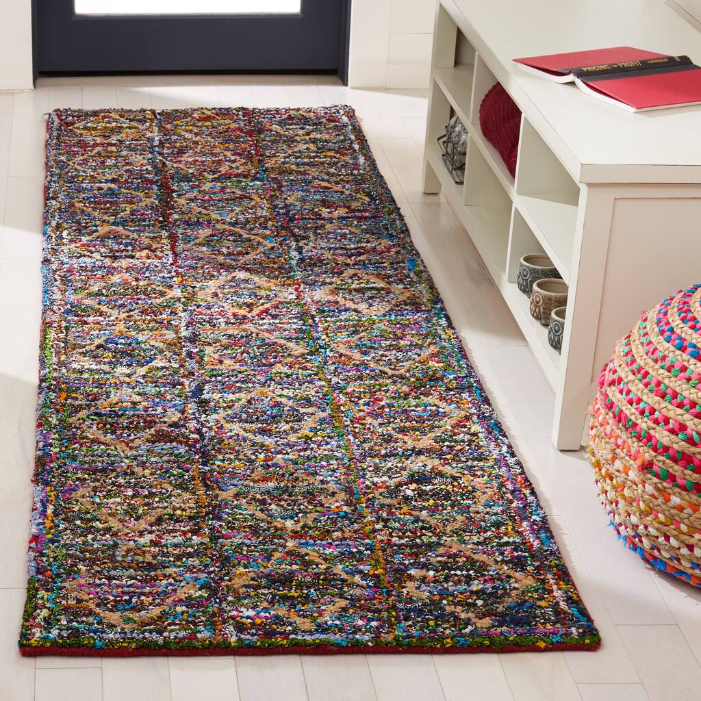 SAFAVIEH, Handmade Nantucket Gudfinna Contemporary Cotton Rug