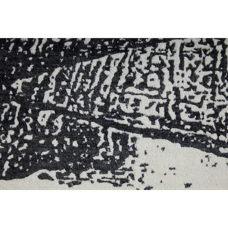 Grand Bazaar Eshwar Hand Woven Abstract Modern Area Rug