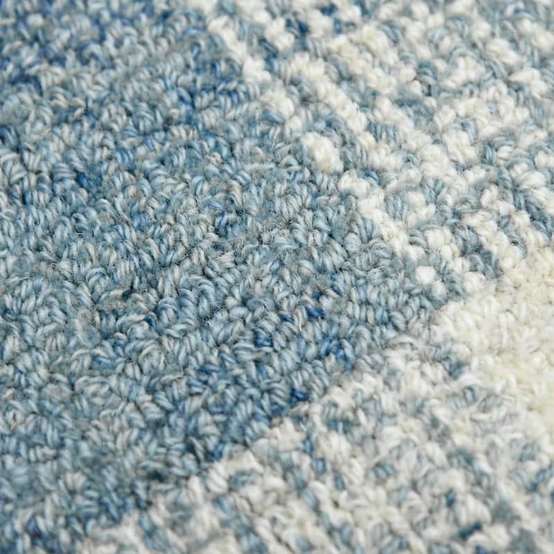 Tennessee Tartan Plaid Hand-Tufted Wool Rug