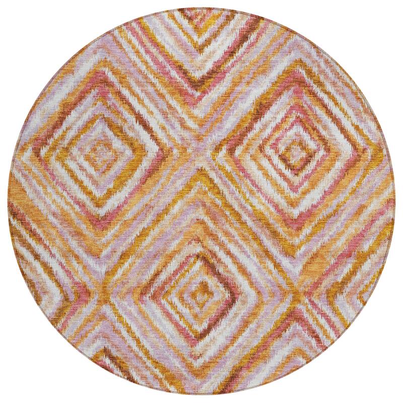 Machine Washable Indoor/ Outdoor Chantille Moroccan Boho Contemporary Rug