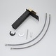 preview thumbnail 5 of 30, Vessel Sink Faucet Matte Black and Gold Single Hole Bathroom Faucet
