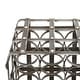 preview thumbnail 8 of 9, Black Iron Industrial Wine Rack 12 x 16 x 12 - 16 x 12 x 12