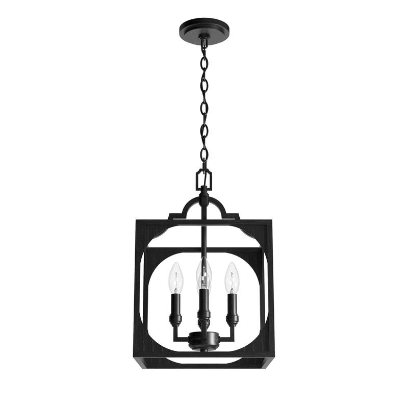 Hunter 12" Highland Hill 4-Light Pendant - Kitchen Island, Dining Room, Entry - Farmhouse, Rustic