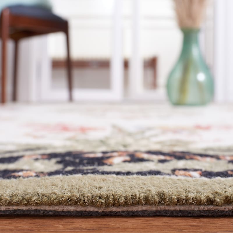 SAFAVIEH Handmade Chelsea Asmaa French Country Rooster Wool Rug