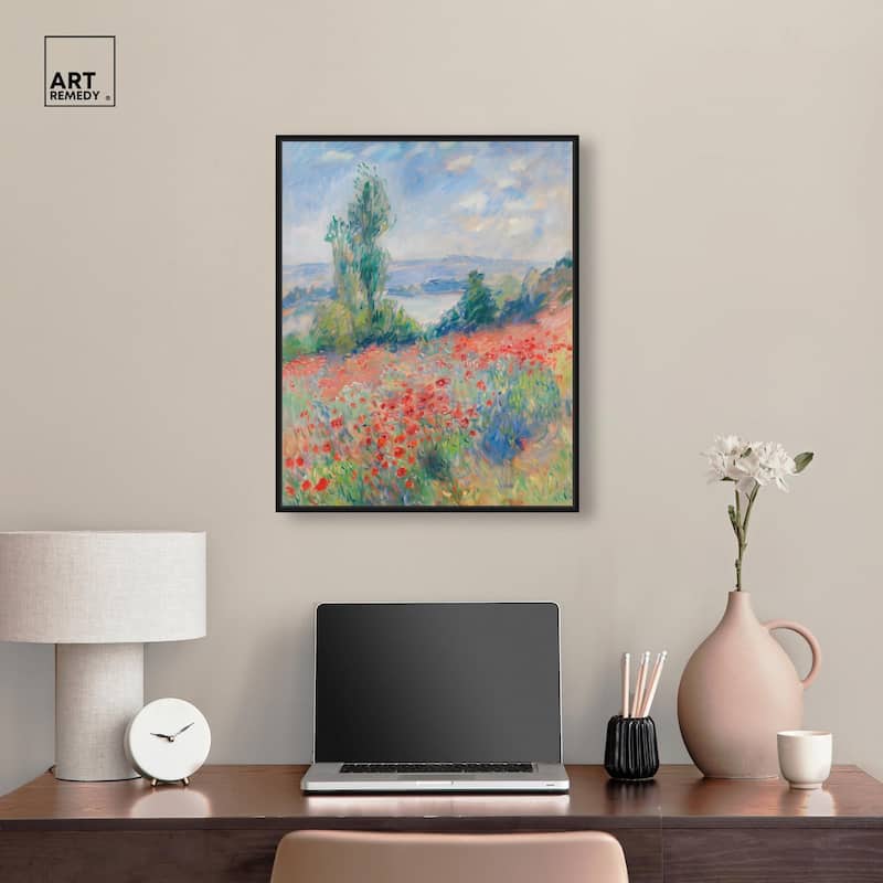Blanket of Poppies I Canvas by Art Remedy