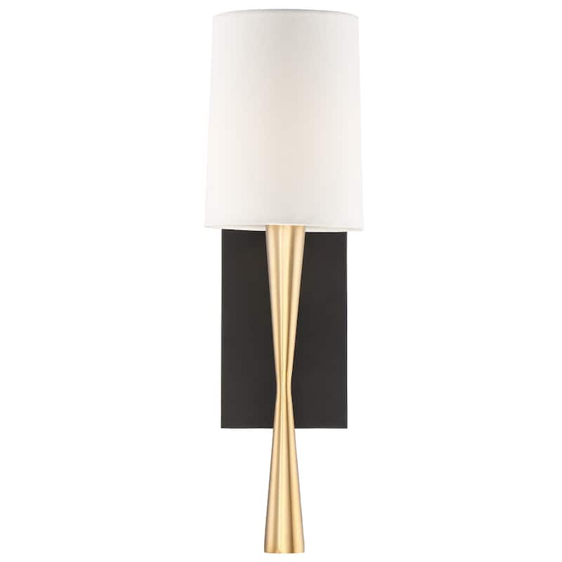 Crystorama Lighting Group Trenton Single Light 19" Tall Wall Sconce