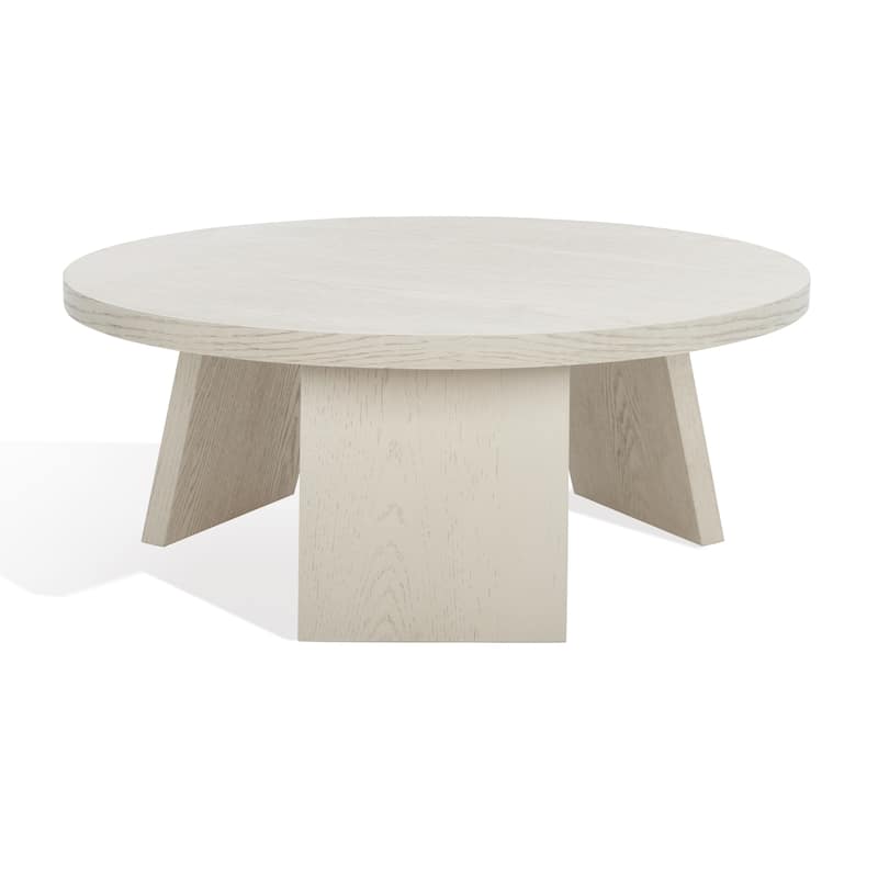 SAFAVIEH Couture Julianna Modern Wood Coffee Table - 36 in. W x 36 in. D x 15 in. H