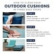 preview thumbnail 8 of 47, ARDEN Outdoor Loveseat Cushion Set, 48 x 24