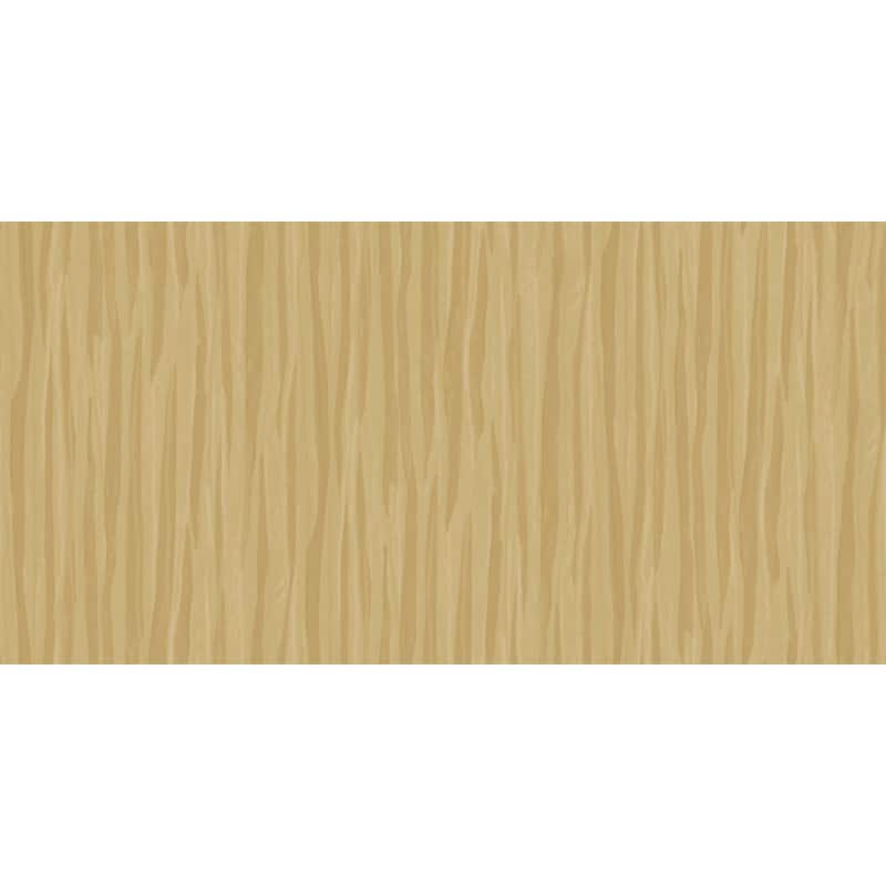 Galerie Wallcoverings Italian Design Collection Italian Pleated Texture Vinyl on Non-woven Wallpaper Roll Double Width - 33-feet long  x 42-inches wide - Dark Gold