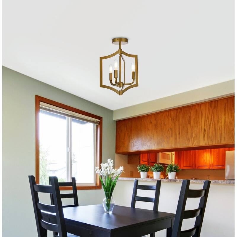 Kara 3 Light Flush Mount - 12 Inch