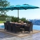 preview thumbnail 102 of 112, Costway 11 PCS Patio Wicker Dining Set with Double-Sided Outdoor - See Details