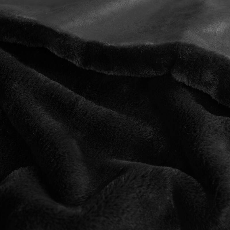 Juicy Couture Solid Rabbit Mink Blankets