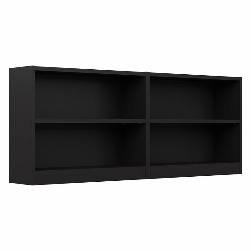 Universal Small 2 Shelf Bookcase by Bush Furniture (Set of 2) 36.97"L