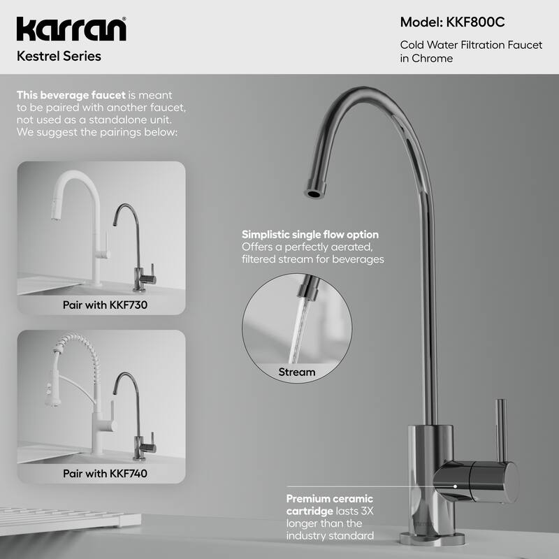 Karran Kestrel Single Handle Beverage Faucet