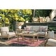 preview thumbnail 1 of 5, Signature Design by Ashley Clare View Beige 2-Piece Outdoor Seating Package - 81"W x 35"D x 32"H